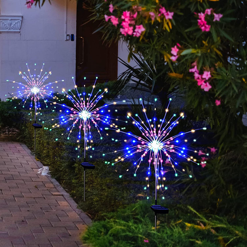 SolarEra Low Voltage Solar Powered Integrated LED Pathway Light Waterproof Outdoor Garden Firework Lights Reviews Wayfair
